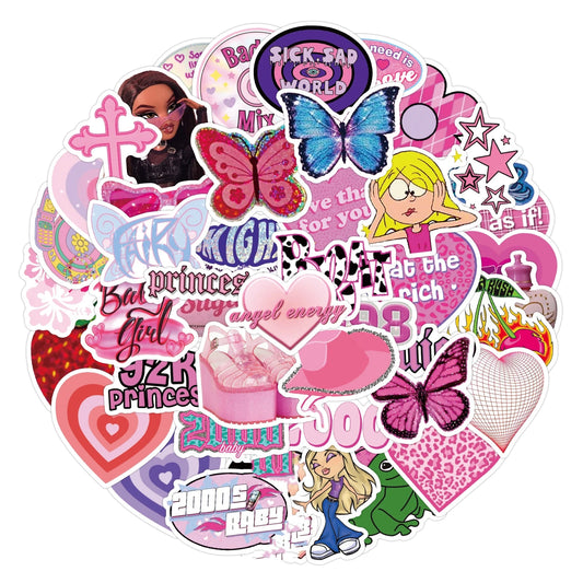 Y2K Stickers – 60 pcs